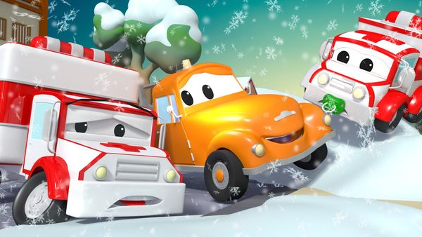 Tom the Tow Truck - Amber, a ambulância, não consegue dar partida / Amber, a ambulância / A criança mais barulhenta da Cidade do Carro / Tom the Tow Truck ajuda o Tyler