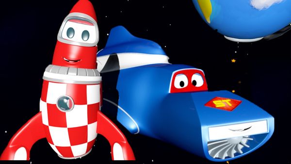 Carl Super Truck - O Foguete / O Trenó de santa / O Caminhão Elf Gigante / O Pequeno Caminhão