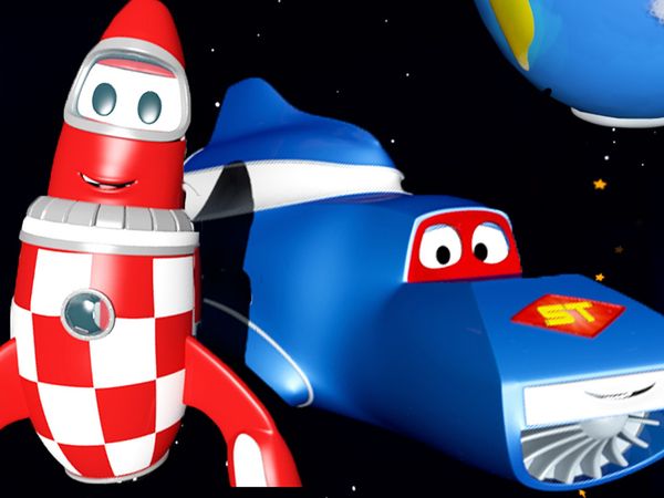 Carl Super Truck - O Foguete / O Trenó de santa / O Caminhão Elf Gigante / O Pequeno Caminhão