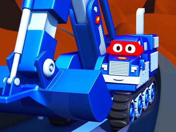 Carl Super Truck - Salvando os Bebês Carrinhos / O Trator de Demolição / A Colhedora / O Barco