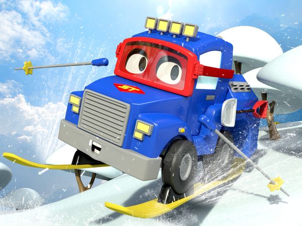 Carl Super Truck - O caminhão esqui e as crianças / O caminhão sirene / O caminhão detetive precisa encontrar a Lily / O caminhão soprador de folhas