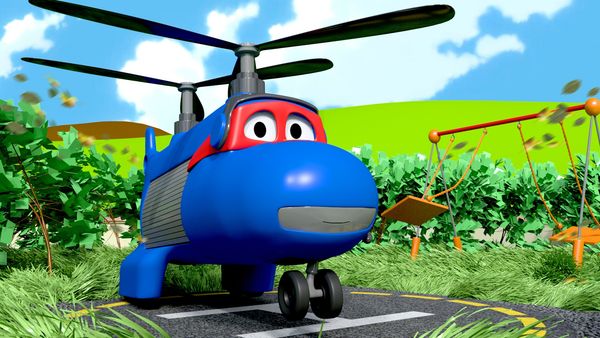 Carl Super Truck - O Avião de Carga / O caminhão com molas / O caminhão laser / Carl Super Truck é o carro de bombeiros
