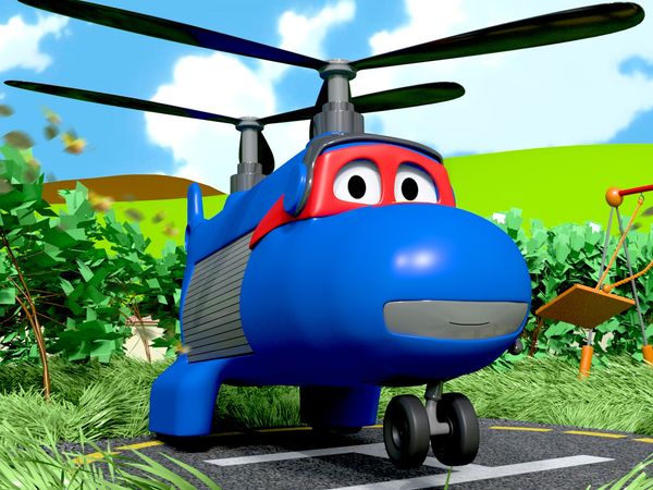 Carl Super Truck - O Avião de Carga / O caminhão com molas / O caminhão laser / Carl Super Truck é o carro de bombeiros