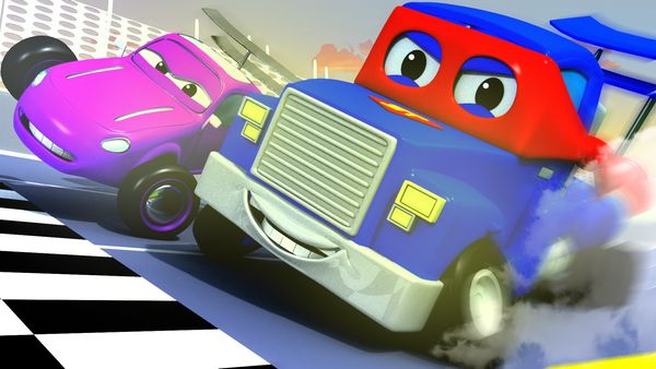 Carl Super Truck - O carro de corrida / O pequeno caminhão / O arado de neve / O submarino