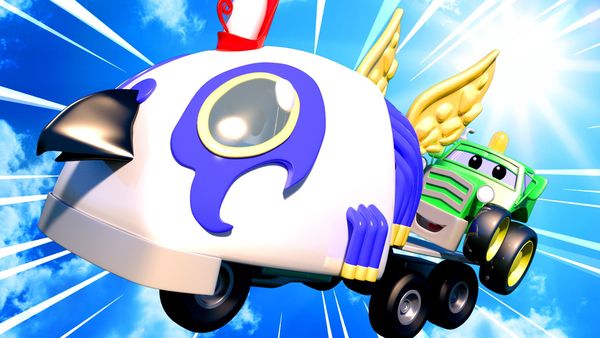Carl Super Truck - O grande Hórus / O boeing / O caminhão de jardinagem / O detetive animal