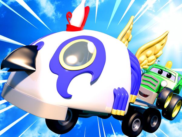 Carl Super Truck - O grande Hórus / O boeing / O caminhão de jardinagem / O detetive animal