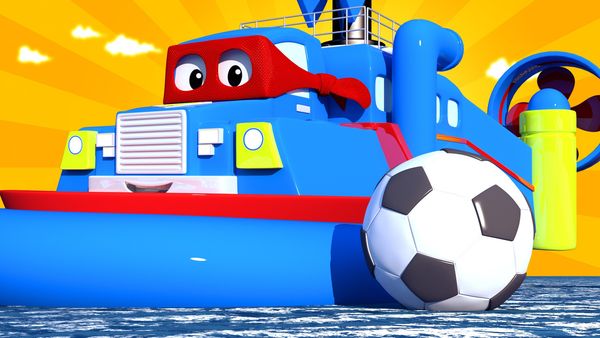 Carl Super Truck - O barco flutuante / O lixo espalhado / O super avião / O aspirador