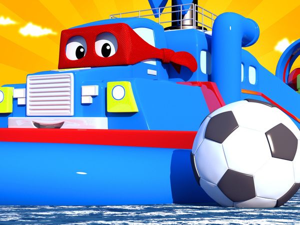 Carl Super Truck - O barco flutuante / O lixo espalhado / O super avião / O aspirador