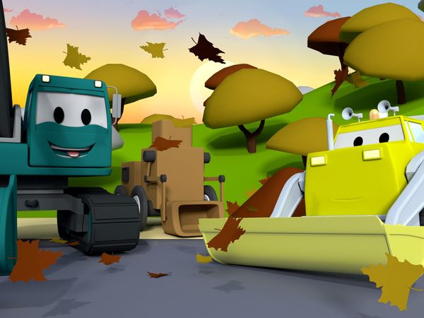 Construction Squad - O robô de limpeza / A Casinha de madera