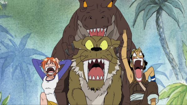 One Piece - Arabasta Saga - ¡Un duelo gigante! Los gigantes Dorry y Broggy
