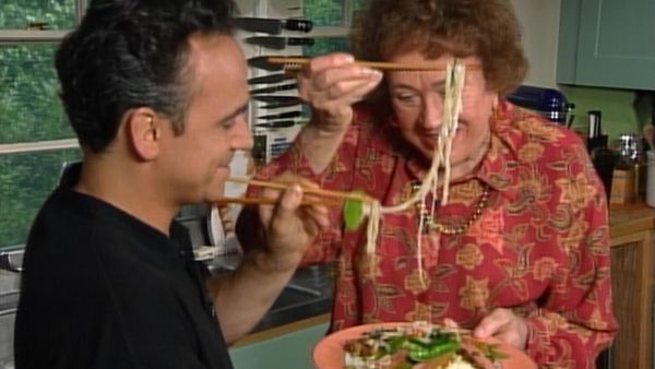 In Julia's Kitchen with Master Chefs - Madhur Jaffrey and Reed Hearon