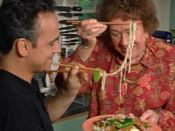 In Julia's Kitchen with Master Chefs - Madhur Jaffrey and Reed Hearon