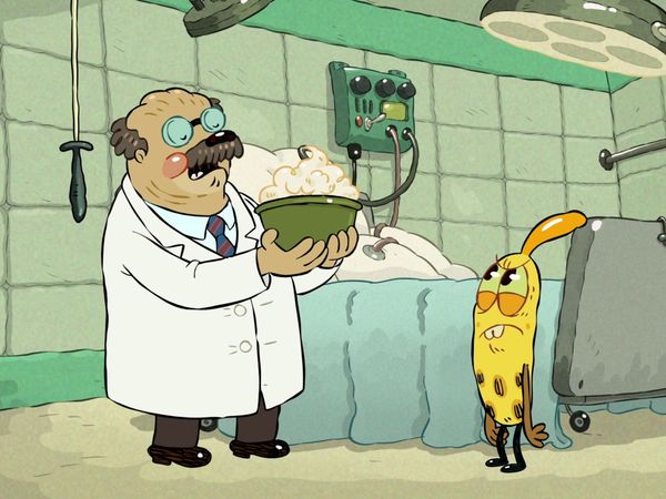 Cerdo Cabra Banana Grillo - La hora del hospital