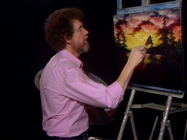 The Joy of Painting with Bob Ross - Red Sunset