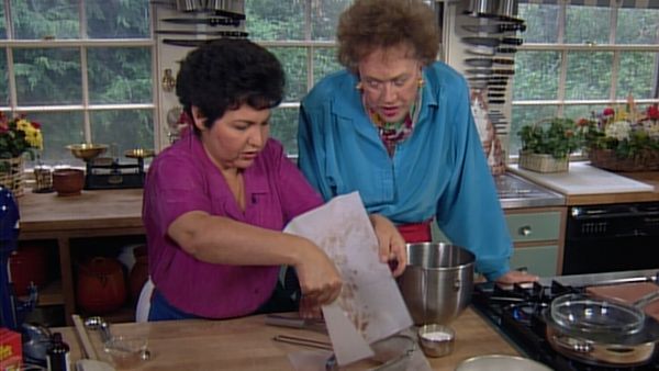 Baking With Julia - Chocolate Ruffle Cake with Alice Medrich