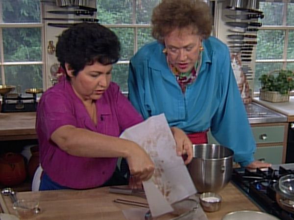 Baking With Julia - Chocolate Ruffle Cake with Alice Medrich