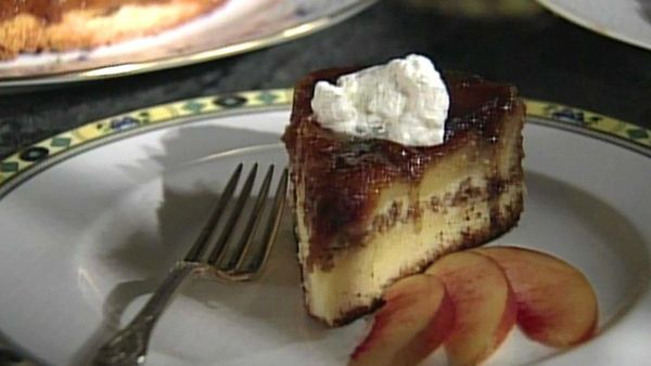 Baking With Julia - Nectarine Upside Down Chiffon Cake with Mary Bergin