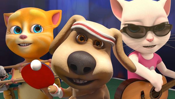 Talking Tom and Friends - El mago del ping pong