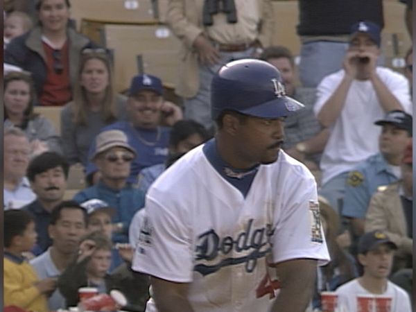 Great Games - 4/5/99: Mondesi drives in six in Dodgers' win