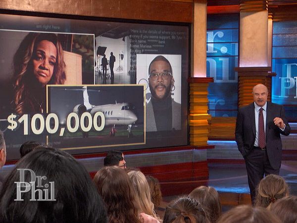 Dr. Phil - My Mom Is Delusional: She Thinks She's Married To Tyler Perry And Has Sent Her Catfish $100,000 Pt. 1