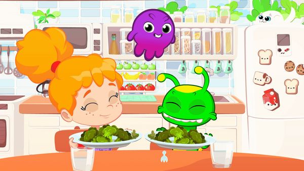 Groovy el Marciano - Aprendiendo a comer de manera saludable con Groovy y Phoebe