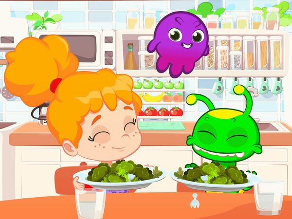 Groovy el Marciano - Aprendiendo a comer de manera saludable con Groovy y Phoebe