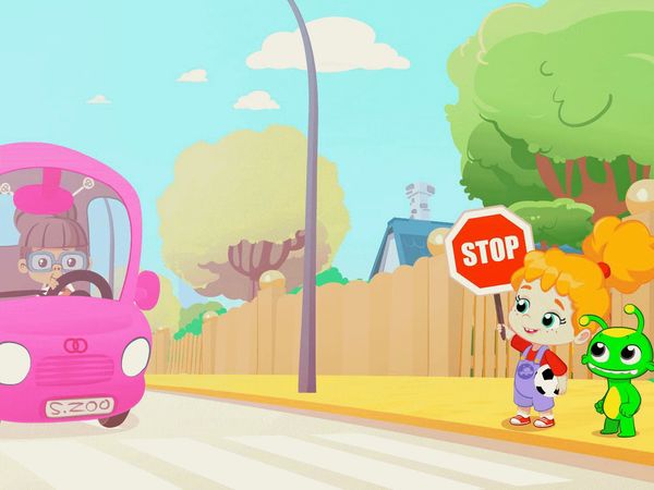 Groovy el Marciano - Aprendiendo sobre seguridad vial y vehículos con Groovy y Phoebe