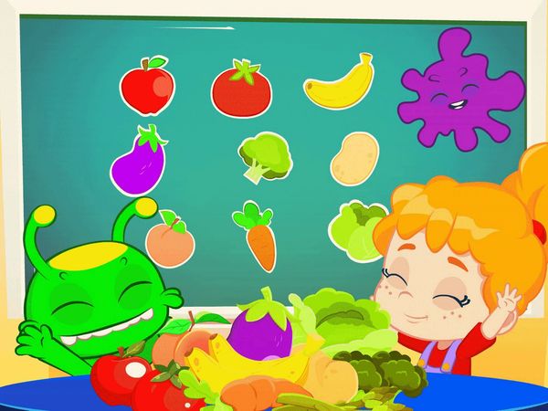 Groovy el Marciano - Aprendiendo a disfrutar de las frutas y las verduras con Groovy y Phoebe