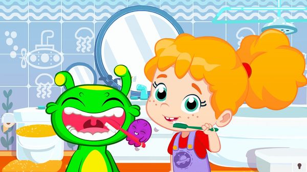 Groovy el Marciano - Aprendiendo sobre higiene personal con Groovy y Phoebe