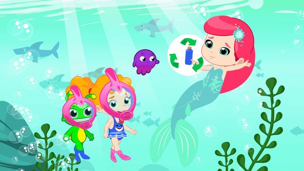 Groovy el Marciano - Aprendiendo a cuidar del medio ambiente reciclando con Groovy y Phoebe