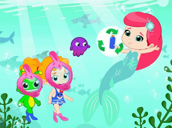 Groovy el Marciano - Aprendiendo a cuidar del medio ambiente reciclando con Groovy y Phoebe