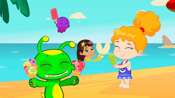 Groovy el Marciano - Aprendiendo en la playa con Groovy y Phoebe