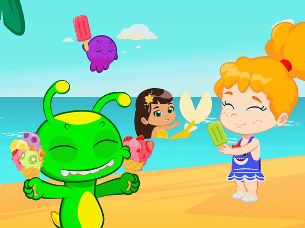 Groovy el Marciano - Aprendiendo en la playa con Groovy y Phoebe