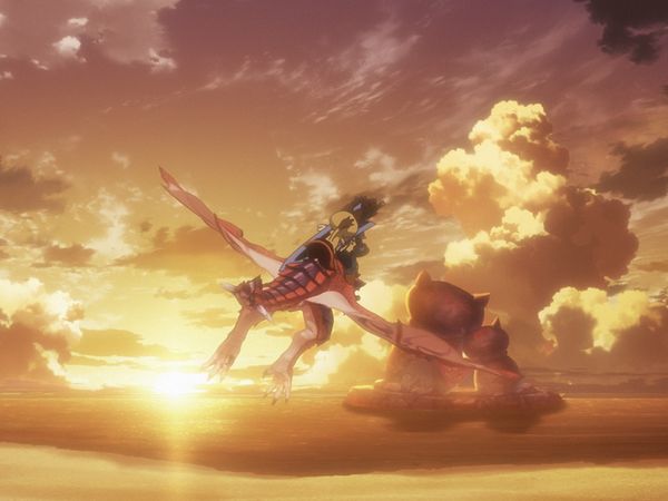 Monster Hunter Stories Ride On - Blocco alla spiaggia arcobaleno