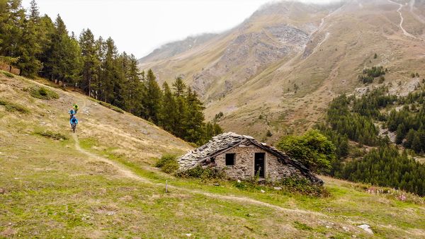 Mountainbike in Valle d'Aosta - In vetta al Taou Blanc in MTB