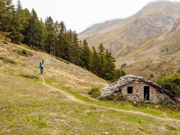 Mountainbike in Valle d'Aosta - In vetta al Taou Blanc in MTB