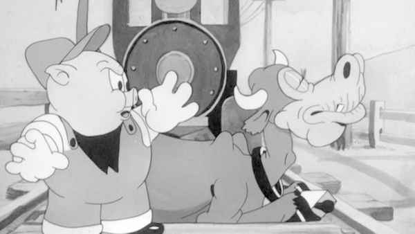 Porky Pig - Porky's Railroad / Robinson Crusoe Jr. / We, The Animals - Squeak!