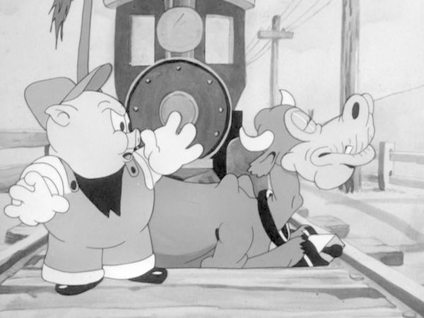Porky Pig - Porky's Railroad / Robinson Crusoe Jr. / We, The Animals - Squeak!