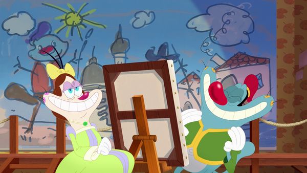 Oggy e as Baratas Tontas - Marky Da Vinci | Conflito de cores | Abaixo da Minha Árvore