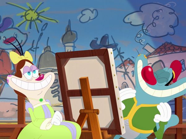 Oggy e as Baratas Tontas - Marky Da Vinci | Conflito de cores | Abaixo da Minha Árvore