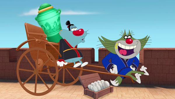 Oggy e as Baratas Tontas - Bens frágeis | Fundo do poço | Rodando e Negociando