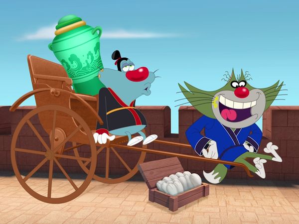Oggy e as Baratas Tontas - Bens frágeis | Fundo do poço | Rodando e Negociando