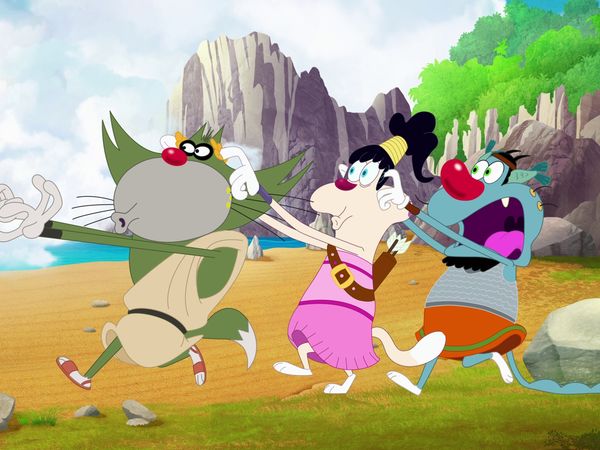 Oggy e as Baratas Tontas - Oggy e as sereias enevoadas | Um gorila na cidade | Os Mestres Octopus