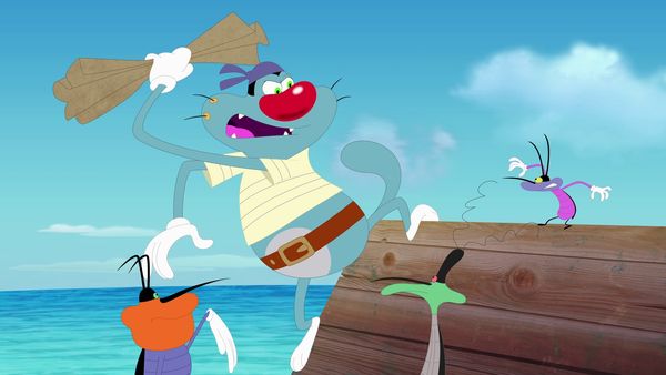 Oggy e as Baratas Tontas - Oggy e o tesouro | Invenção de Oggy