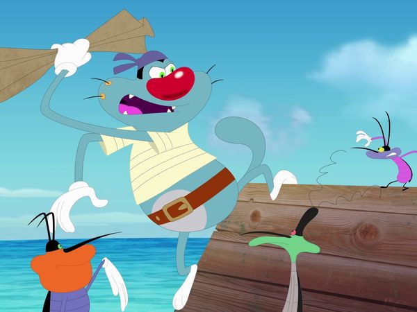 Oggy e as Baratas Tontas - Oggy e o tesouro | Invenção de Oggy