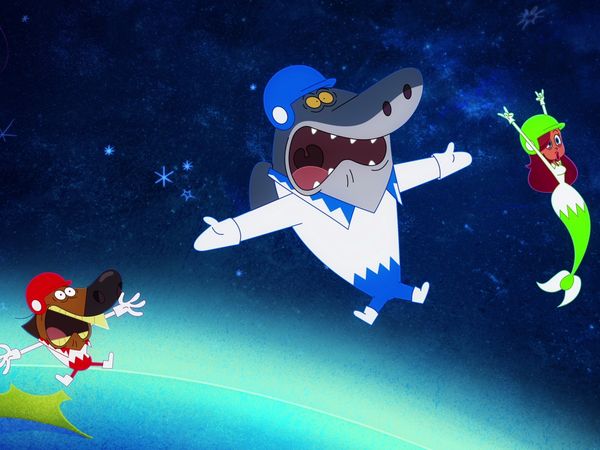 Zig & Sharko - A queda | O poder da atração | Boing! Boing!
