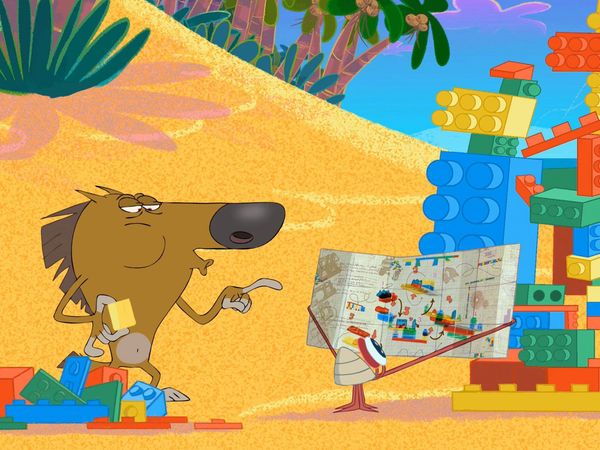 Zig & Sharko - Construtores tolos | Aqua Golf | Origami