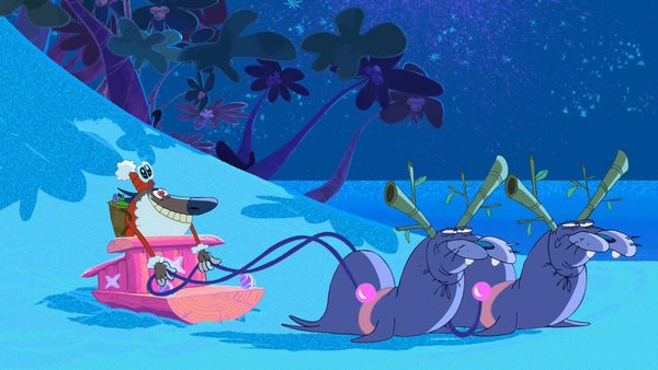 Zig & Sharko - Santa Zig | Os Nobres Cavaleiros da Lagoa | Ilha Congelada