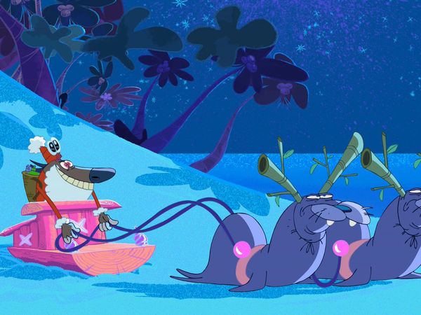 Zig & Sharko - Santa Zig | Os Nobres Cavaleiros da Lagoa | Ilha Congelada
