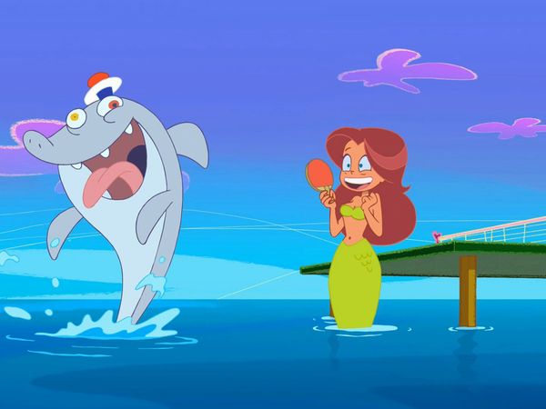 Zig & Sharko - O Retorno do Golfinho Louco | Nova amiga de Marina | A aventura do barbudo
